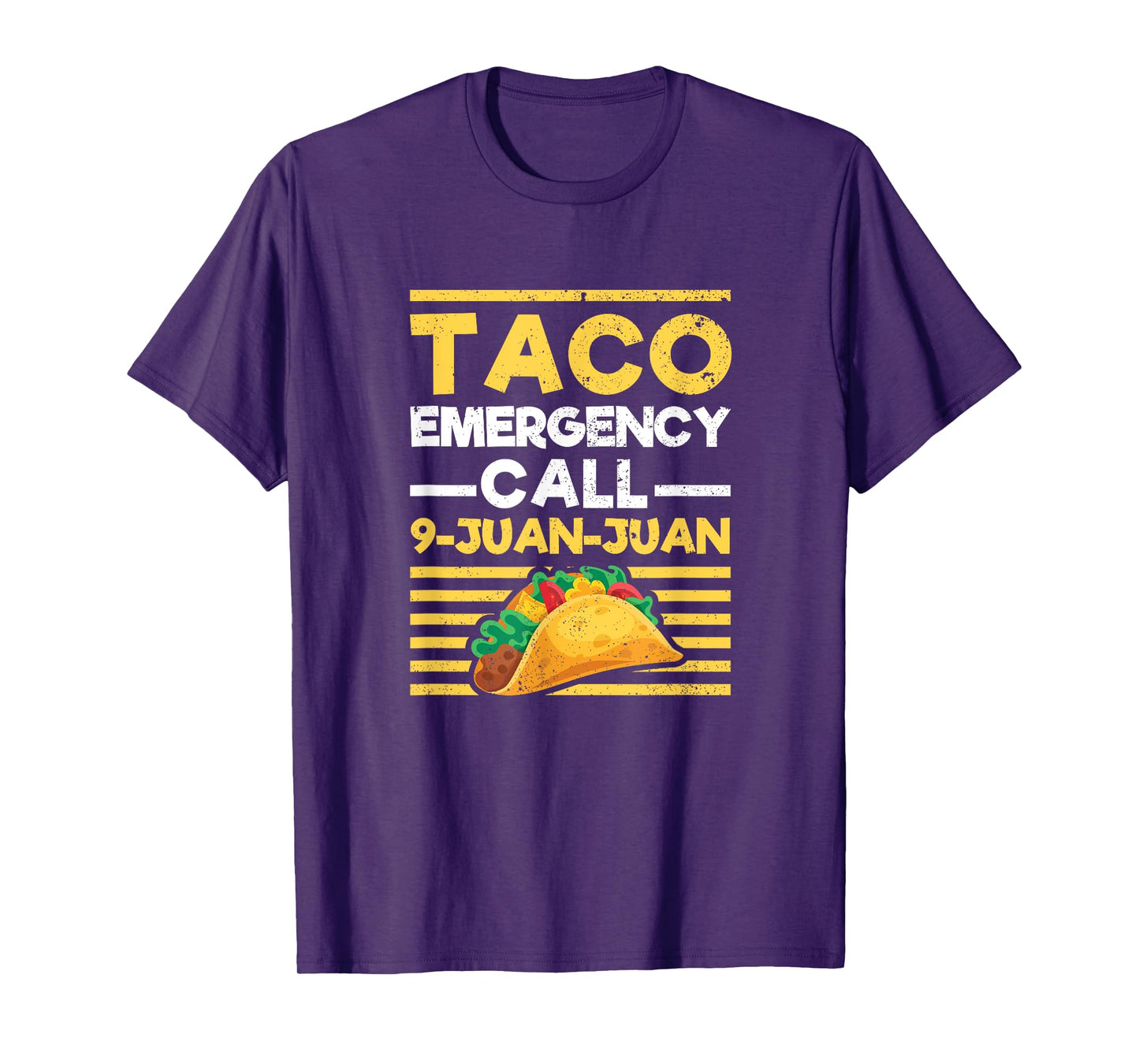 Taco Emergency Call 9 Juan Juan Funny Cinco de Mayo Mexican T-Shirt