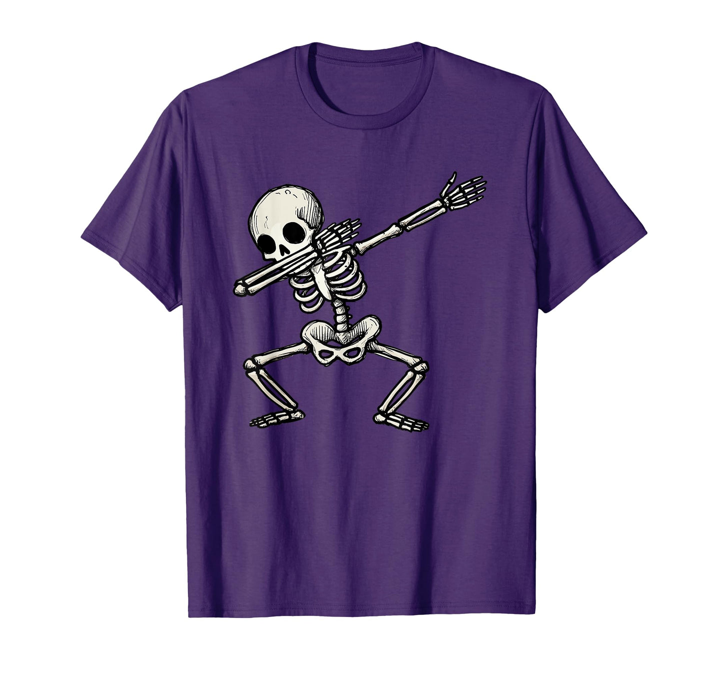 Skeleton Dabbing, Halloween, Men, Boys | Dab Dance, Rib Cage T-Shirt