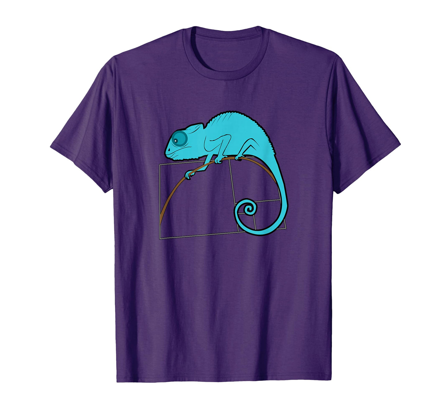 Fibonacci Chameleon Golden Ratio T-Shirt