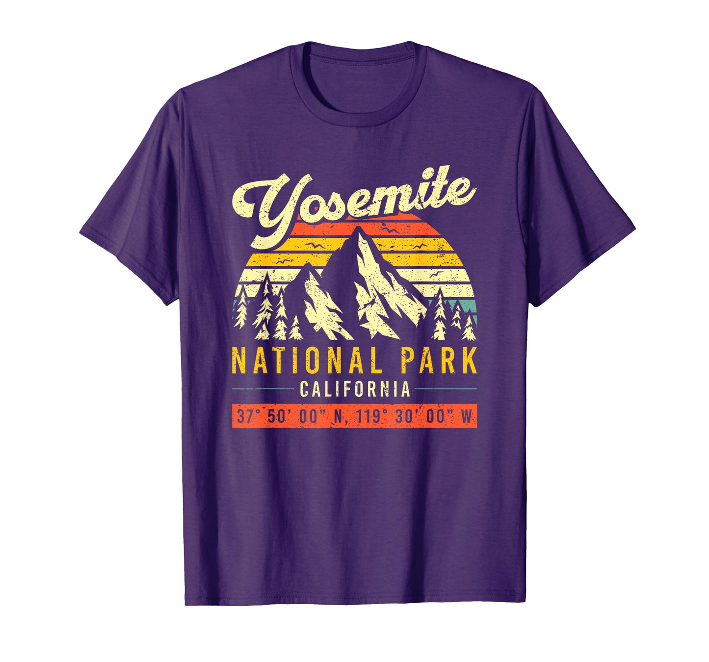 Yosemite Vintage Retro California National Park T-Shirt