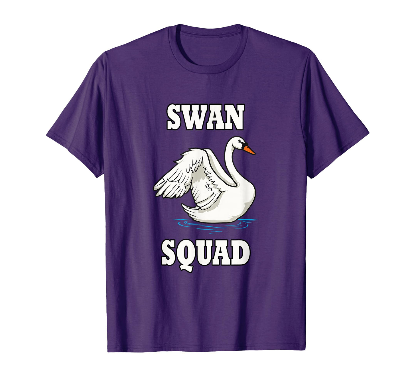 Swan Wildlife Animals Ironic Angry Swans T-Shirt
