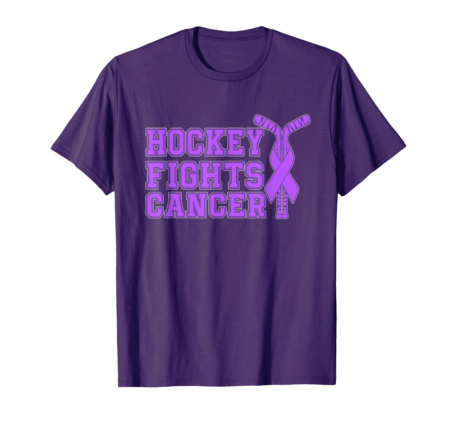 Hockey Fights Cancer Awareness T-Shirt