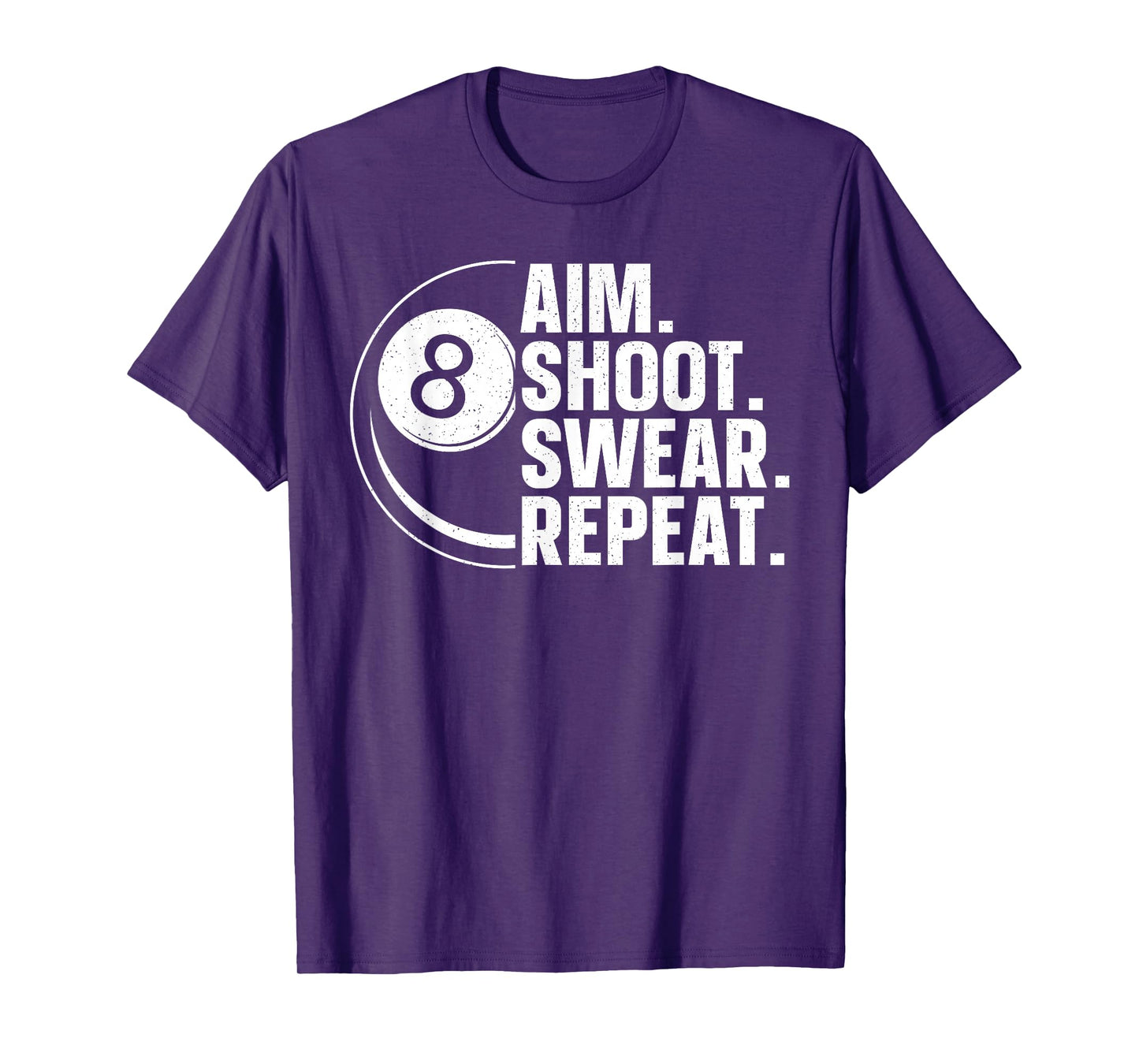 Funny Pool Art For Men Women Billiards Lover Pool Player T-Shirt