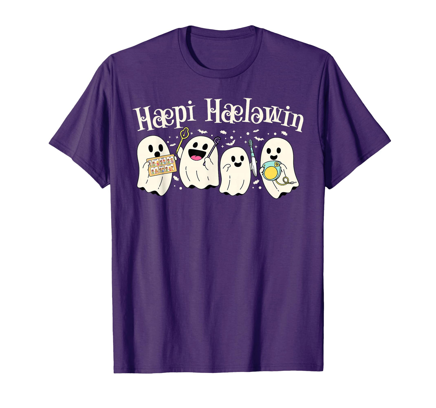 Speech Therapist Spooky Halloween Ghost SLP Trick or Speech T-Shirt
