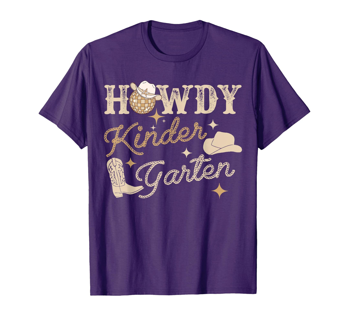 Howdy Kindergarten Teacher Rodeo Country Western Cowgirl T-Shirt, Small, Grey