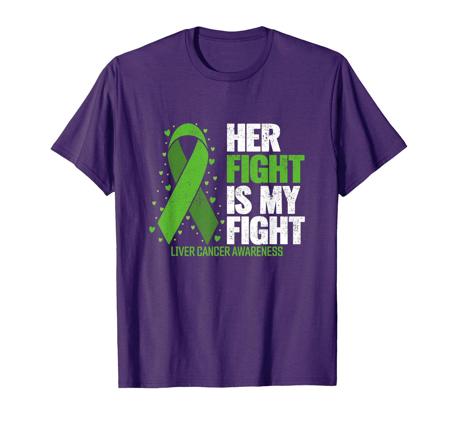 Liver Cancer Her Fight is my Fight Liver Cancer Awareness T-Shirt