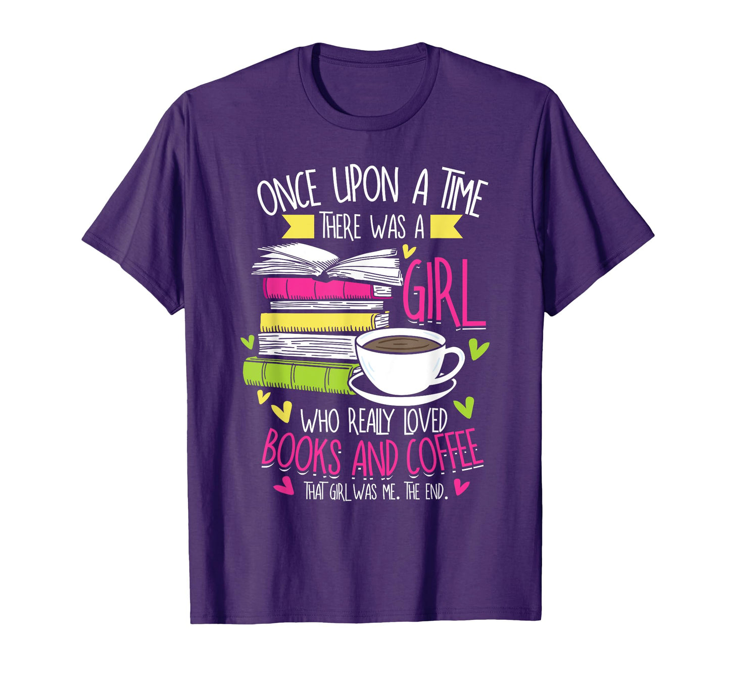 Book Lover & Coffee Reader Reading Quote Women & Girls T-Shirt