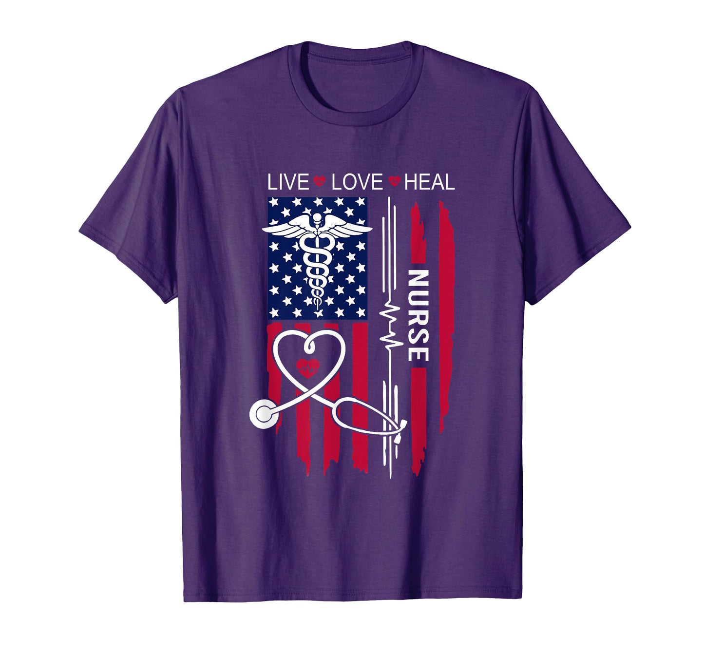 American Flag Nurse Day Gifts, Week Gift Nurse, Nurse's Day T-Shirt