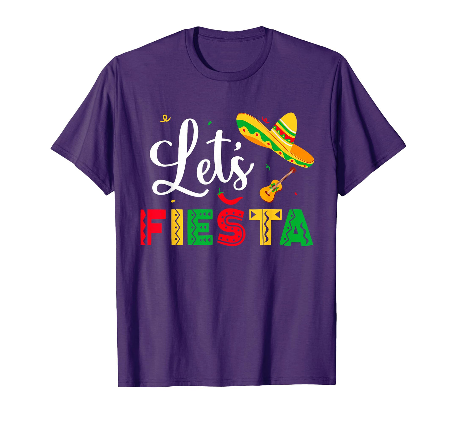 Let's Fiesta Cinco De Mayo Mexican Party Women Kids T-Shirt