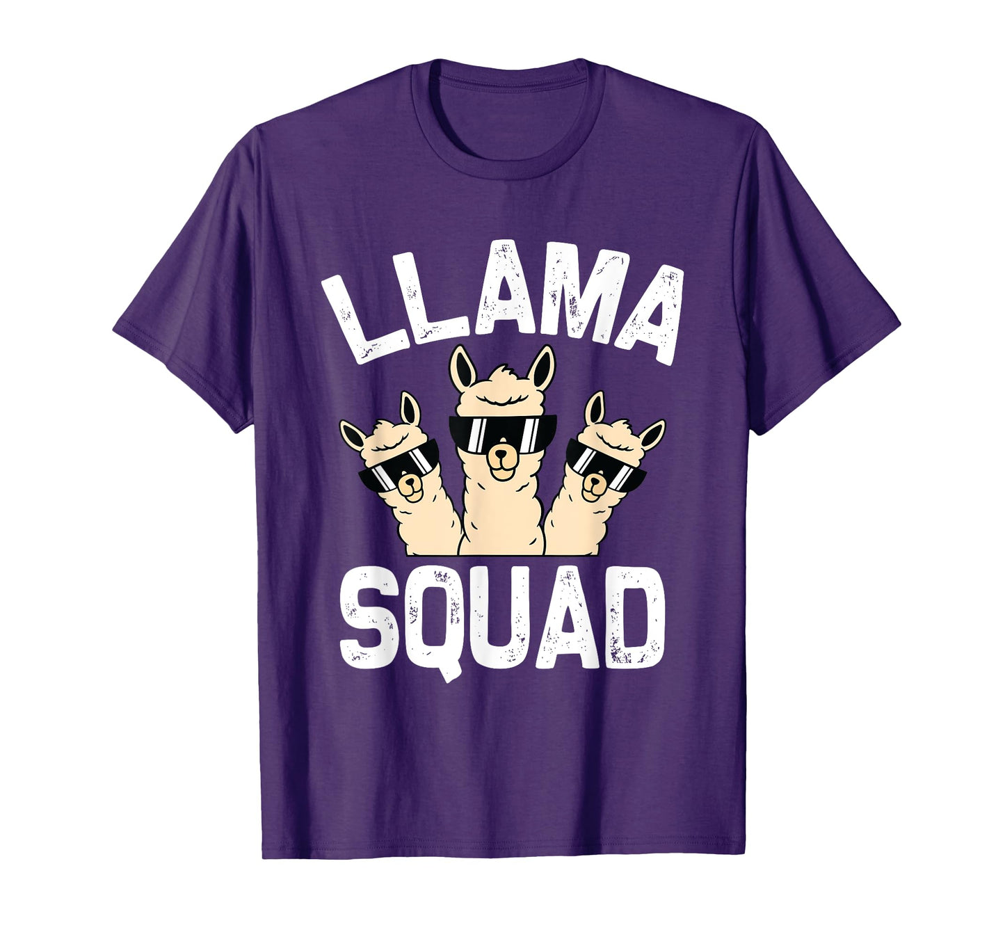 Funny Llama Design Men Women Cute Llama Alpaca Girls Boys T-Shirt