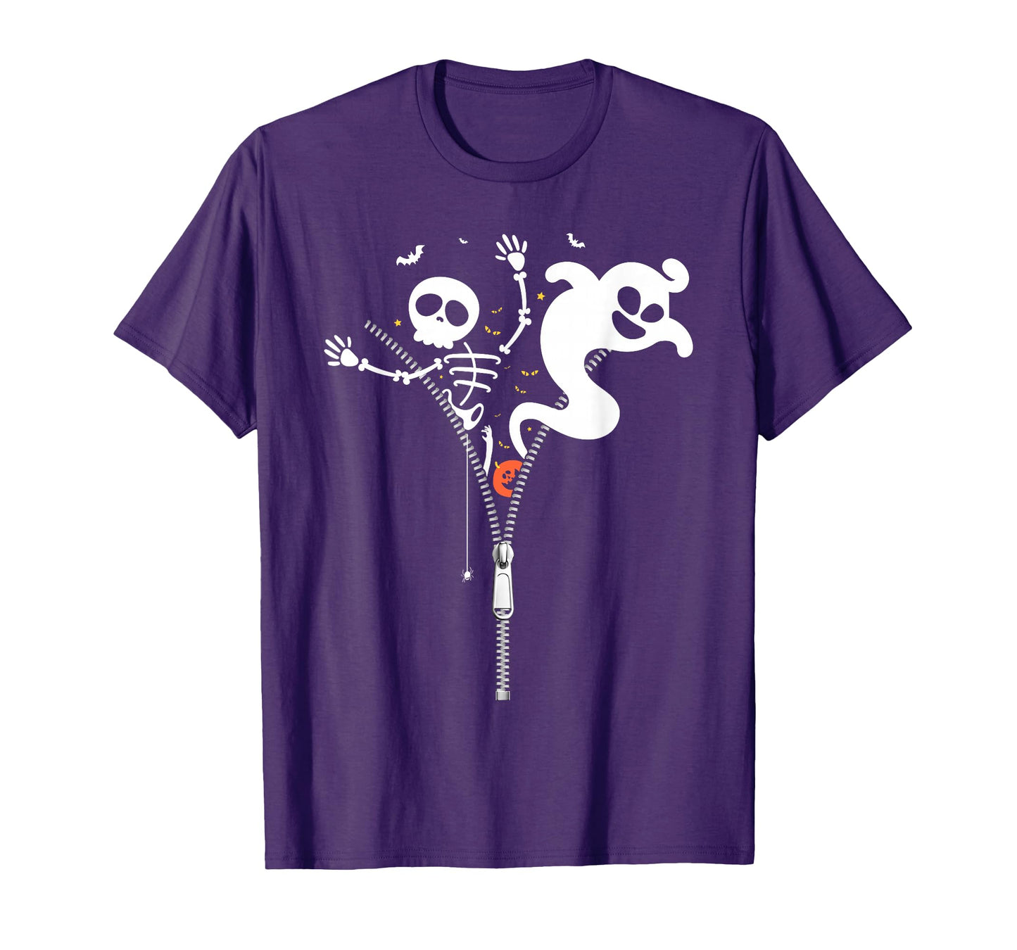 Halloween Party Skeletons Spooky Ghost Funny T-Shirt