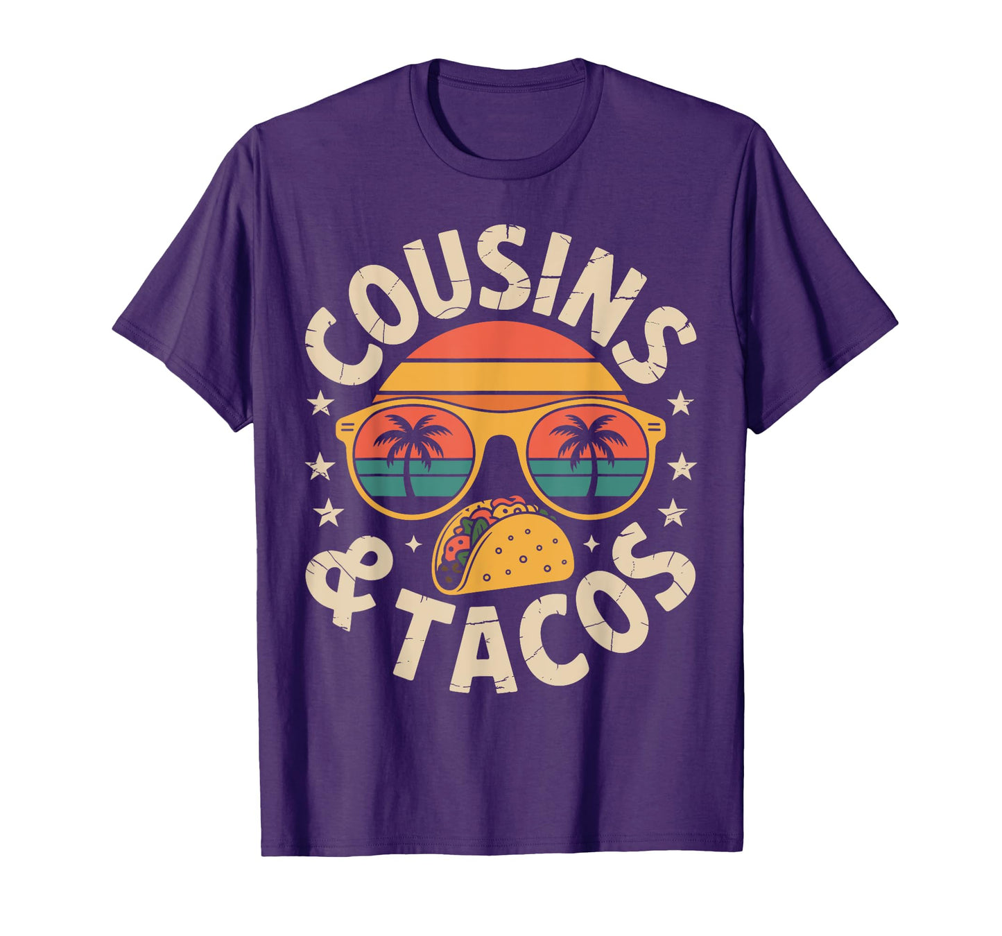 Funny Cousins and Tacos Matching Cousin Vacation T-Shirt