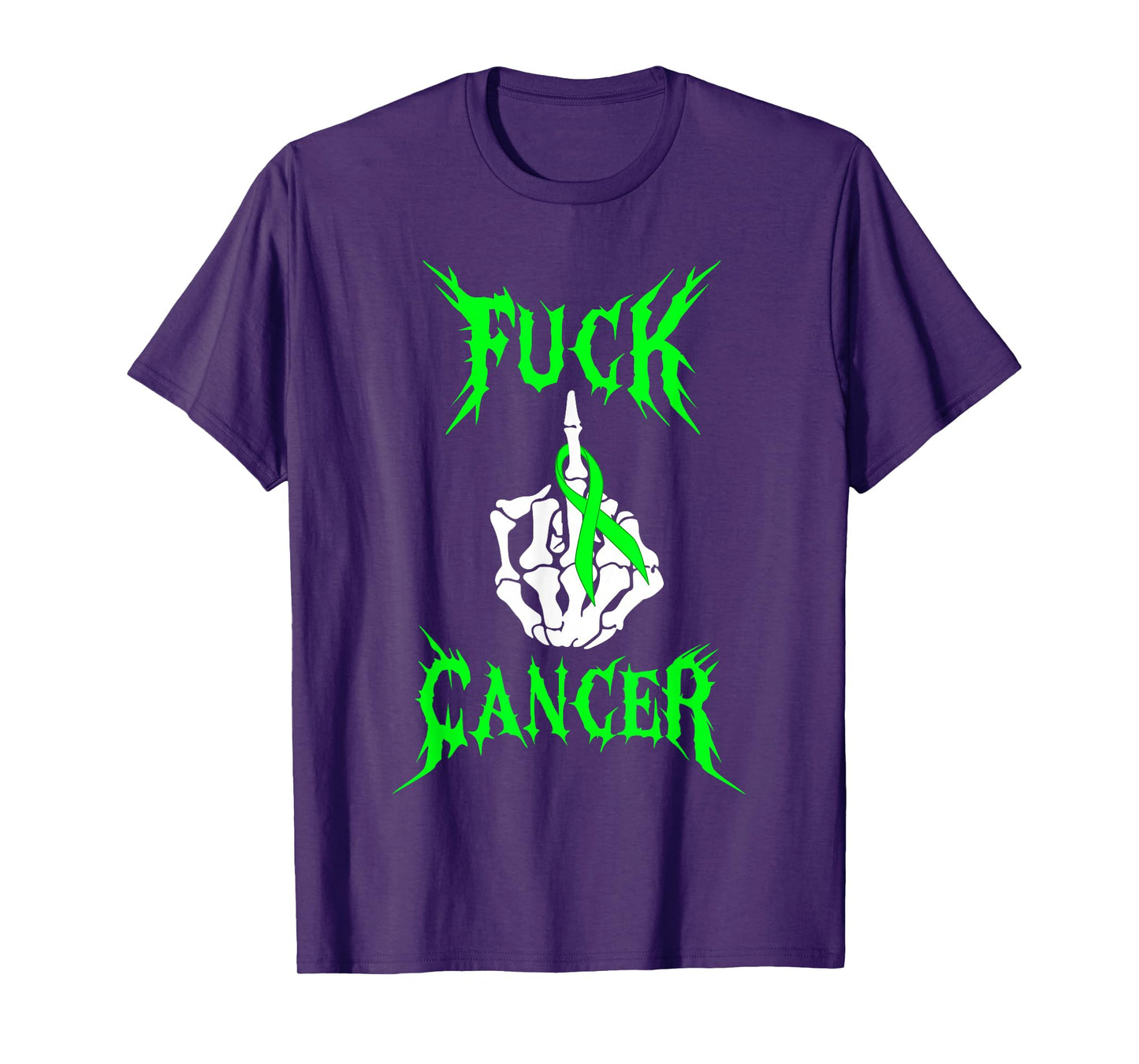 Fuck Cancer Rock Tattoos Warrior Non-Hodgkin Lymphoma Cancer T-Shirt