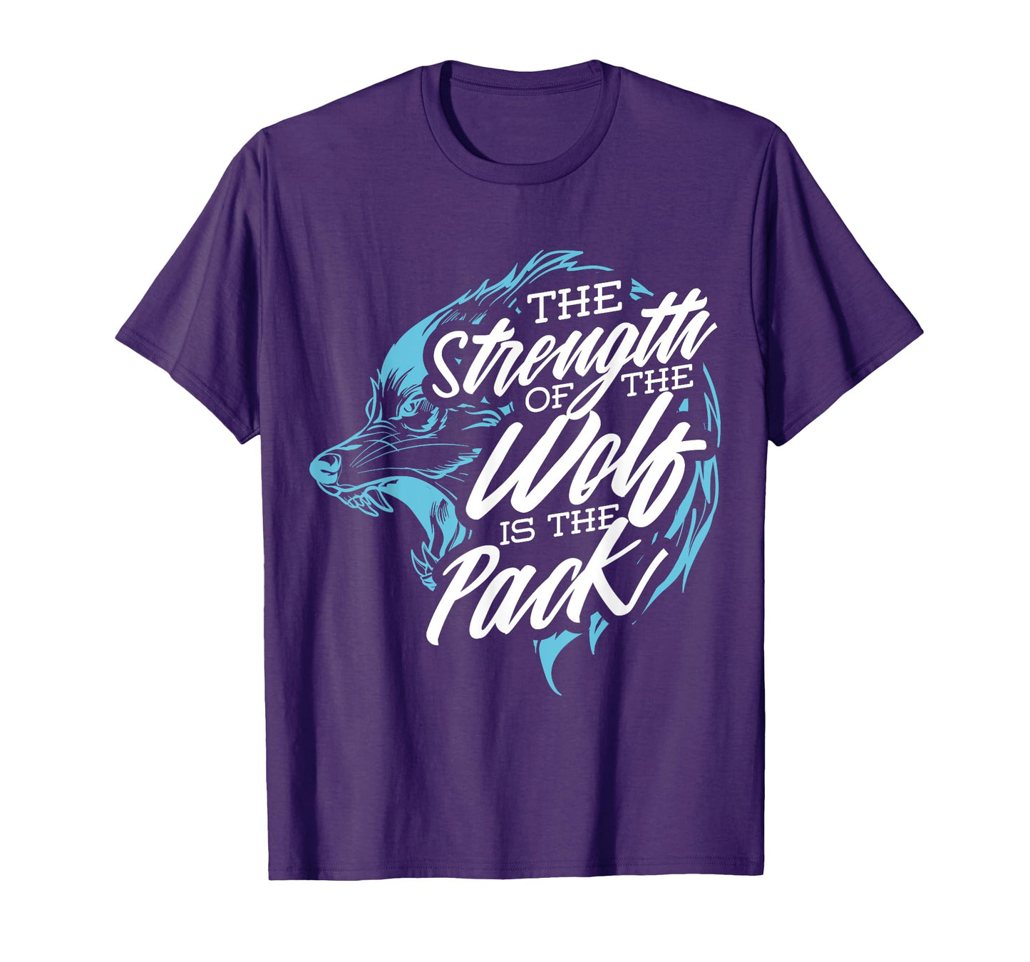 Wolf Design The Strength of the Wolf is the Pack T-Shirt