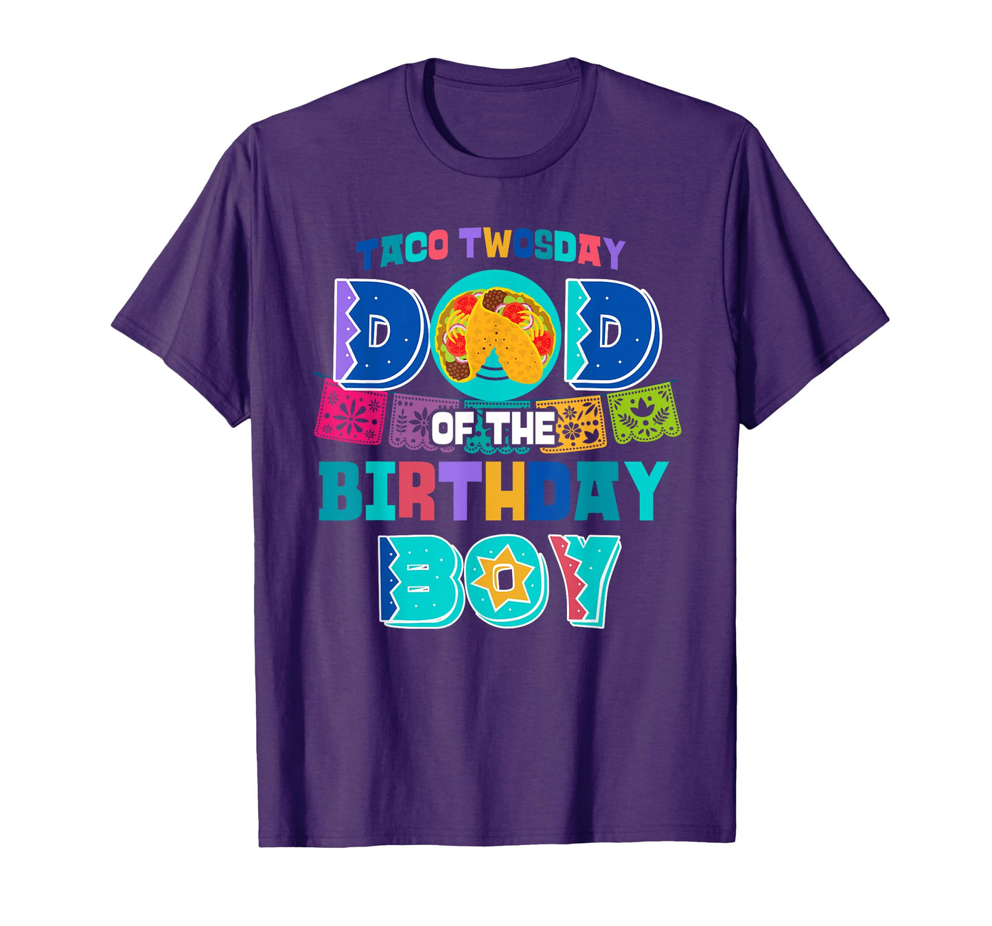 Dad of the Birthday Boy | Taco Twosday T-Shirt