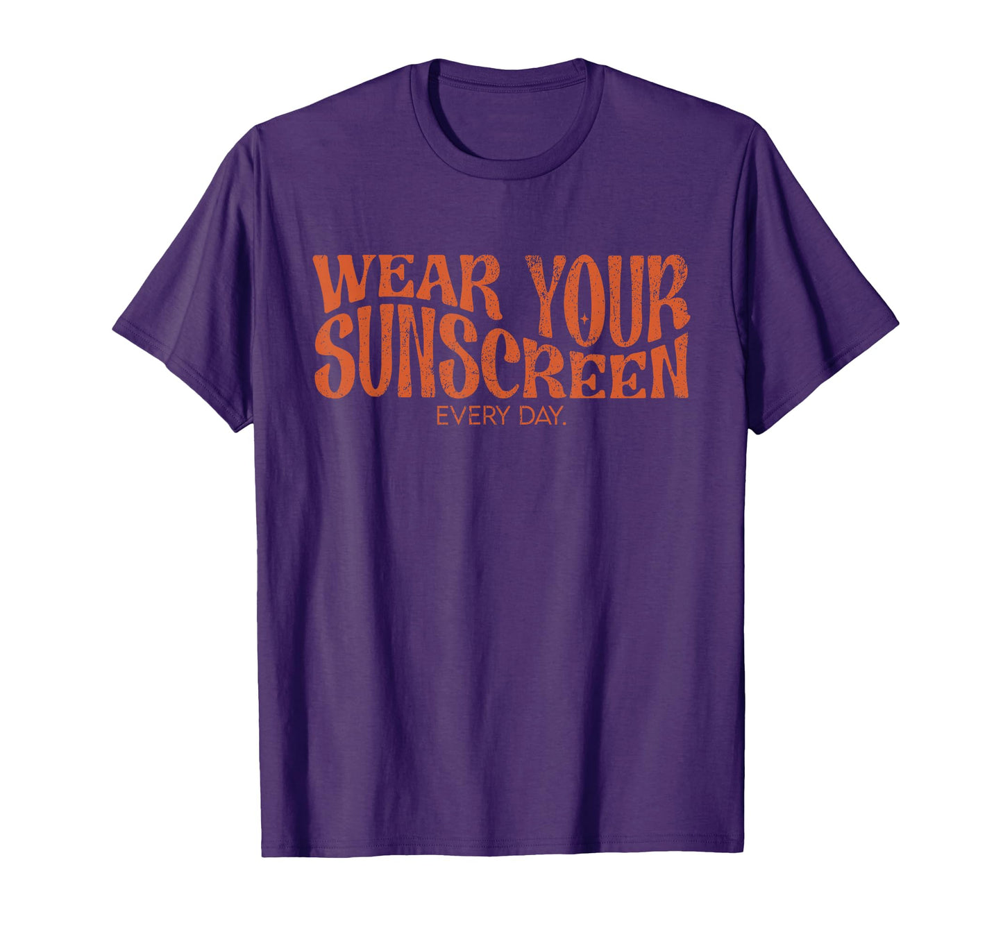 Vintage Wear Your Sunscreen Every Day SPF Dermatologist T-Shirt