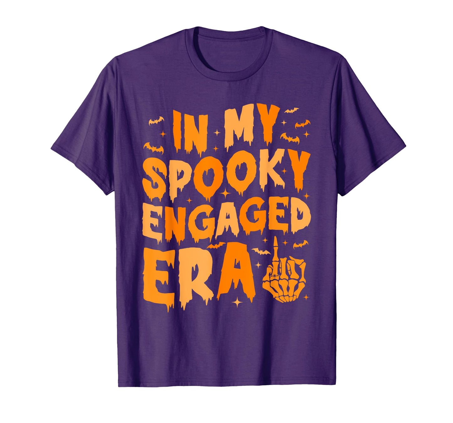 In My Spooky Engaged Era Gothic Engagement Party T-Shirt