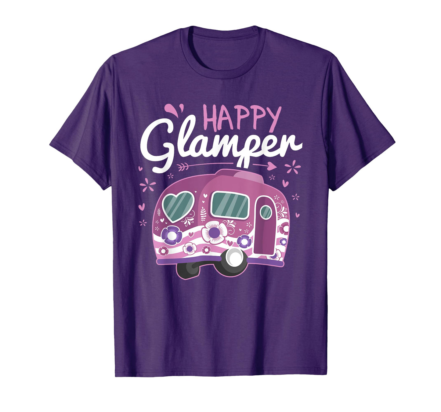 Happy Glamper Caravan Camping Glamping Gear T-Shirt