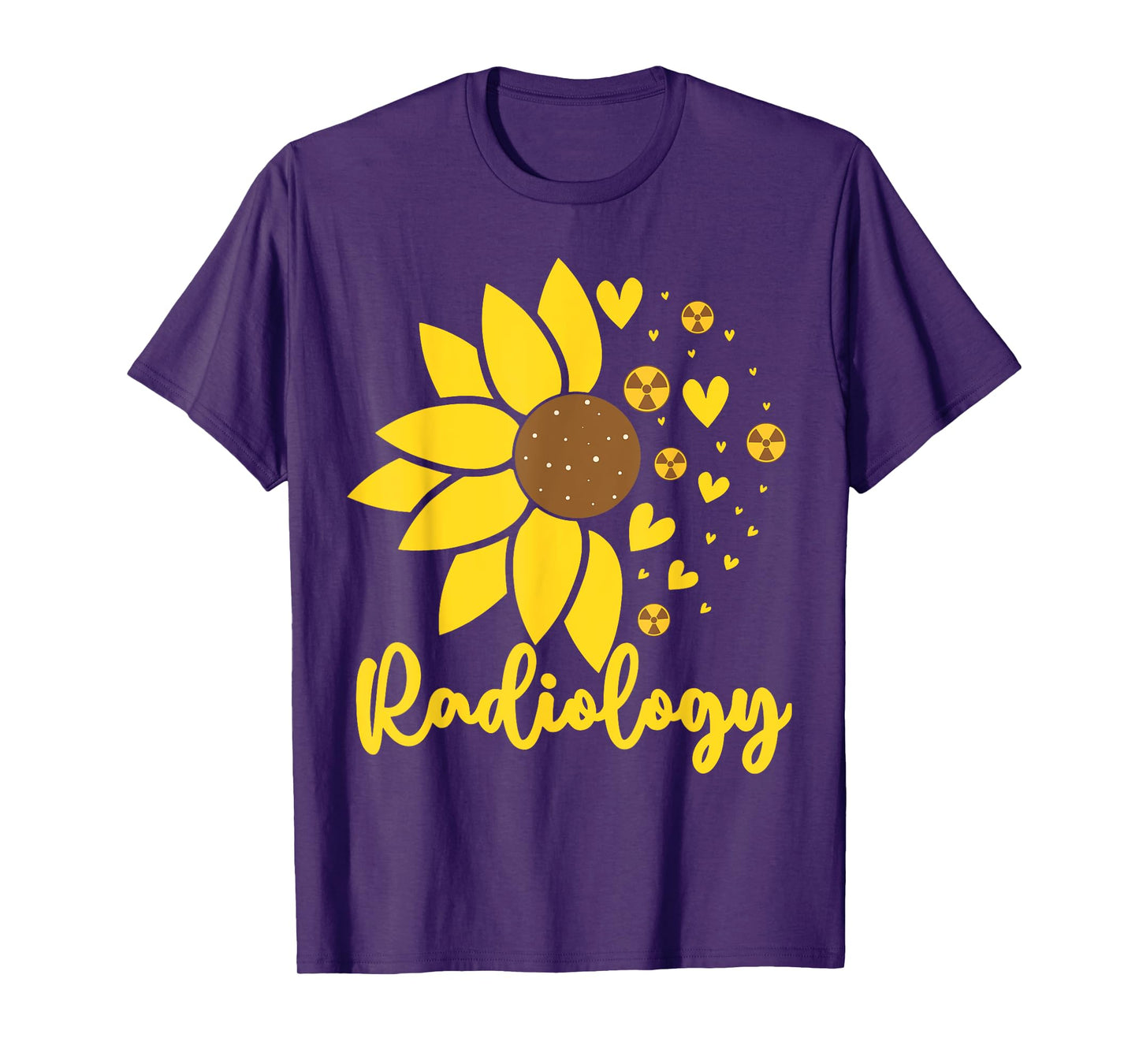 Radiology Sunflower Radiologic Technologist X-ray Rad Tech T-Shirt