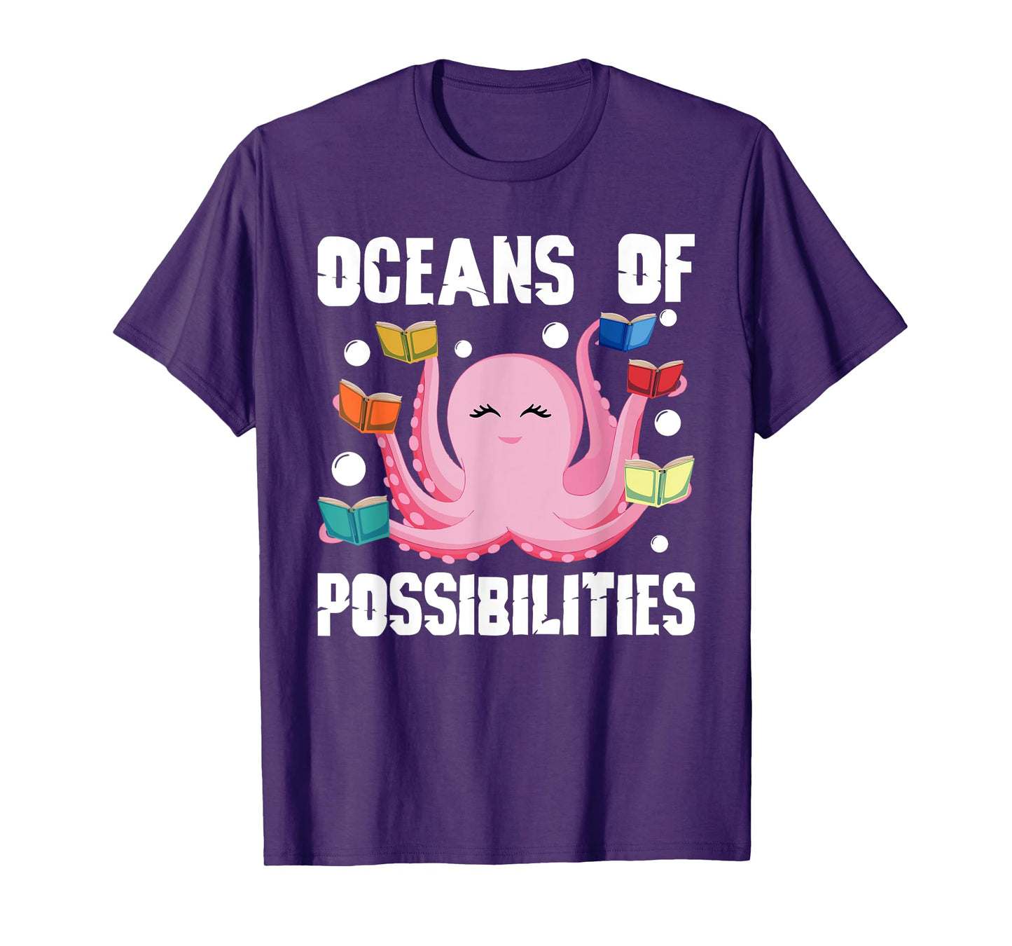 Oceans of Possibilities Summer Reading Octopus T-Shirt