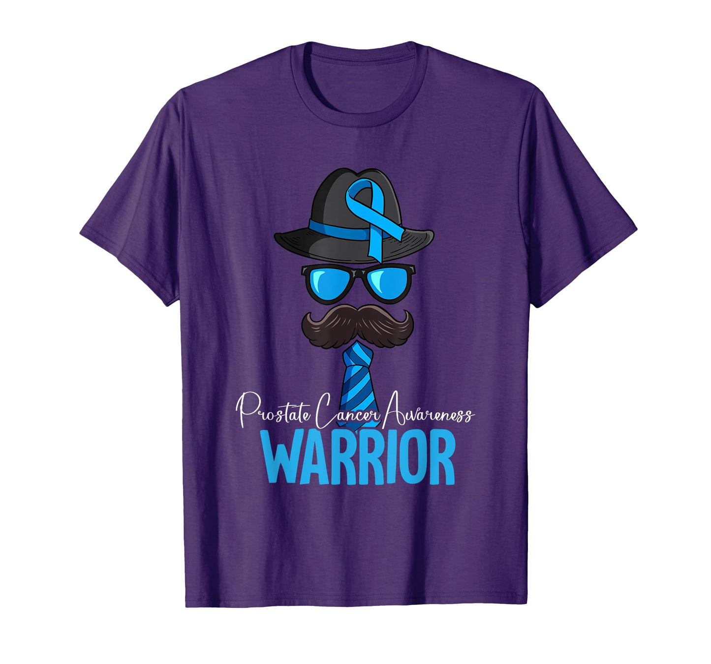 Prostate Cancer Awareness T-Shirt by Prostate Cancer Awareness Gift - Unisex-Adults, Black, Short Sleeve, Small, Classic Fit, Polyester 100%