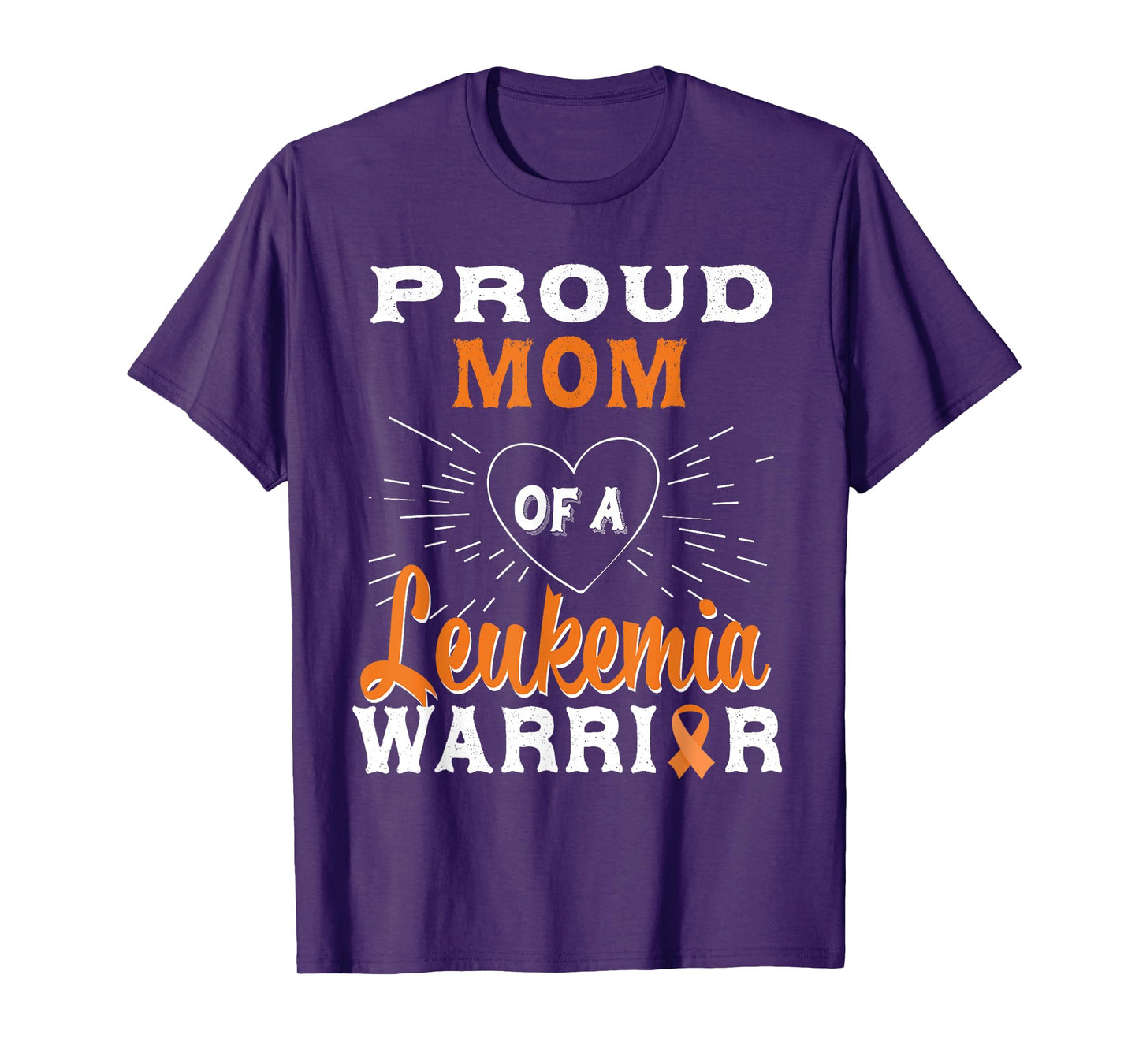 Proud Mom Of A Leukemia Warrior Awareness T-Shirt