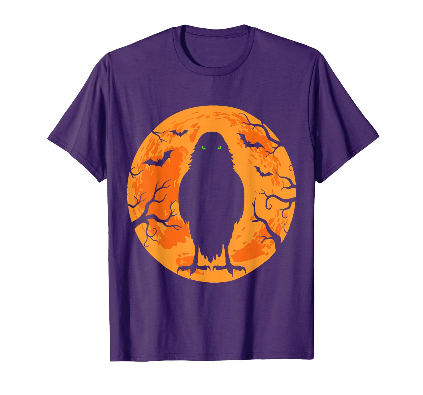 F-Caw-F Black Bird Moon Cawing Meme T-Shirt