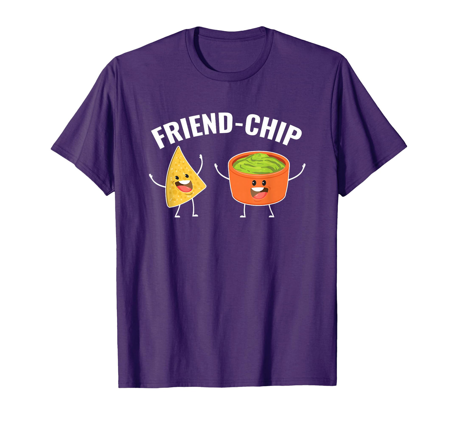 Guacamole & Tortilla Chips Guac Friend-Chip Pun Kawaii T-Shirt