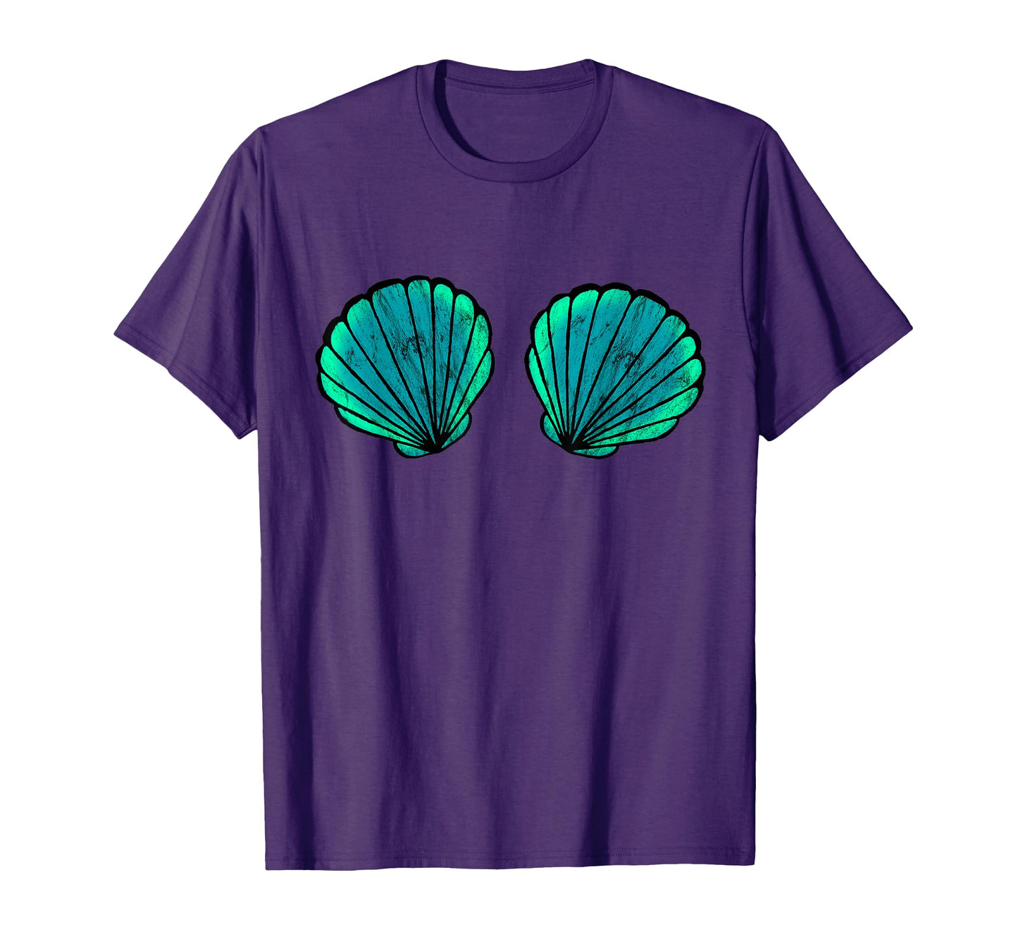 Shell Mermaid Brassiere Bikini Bra Shell T-Shirt