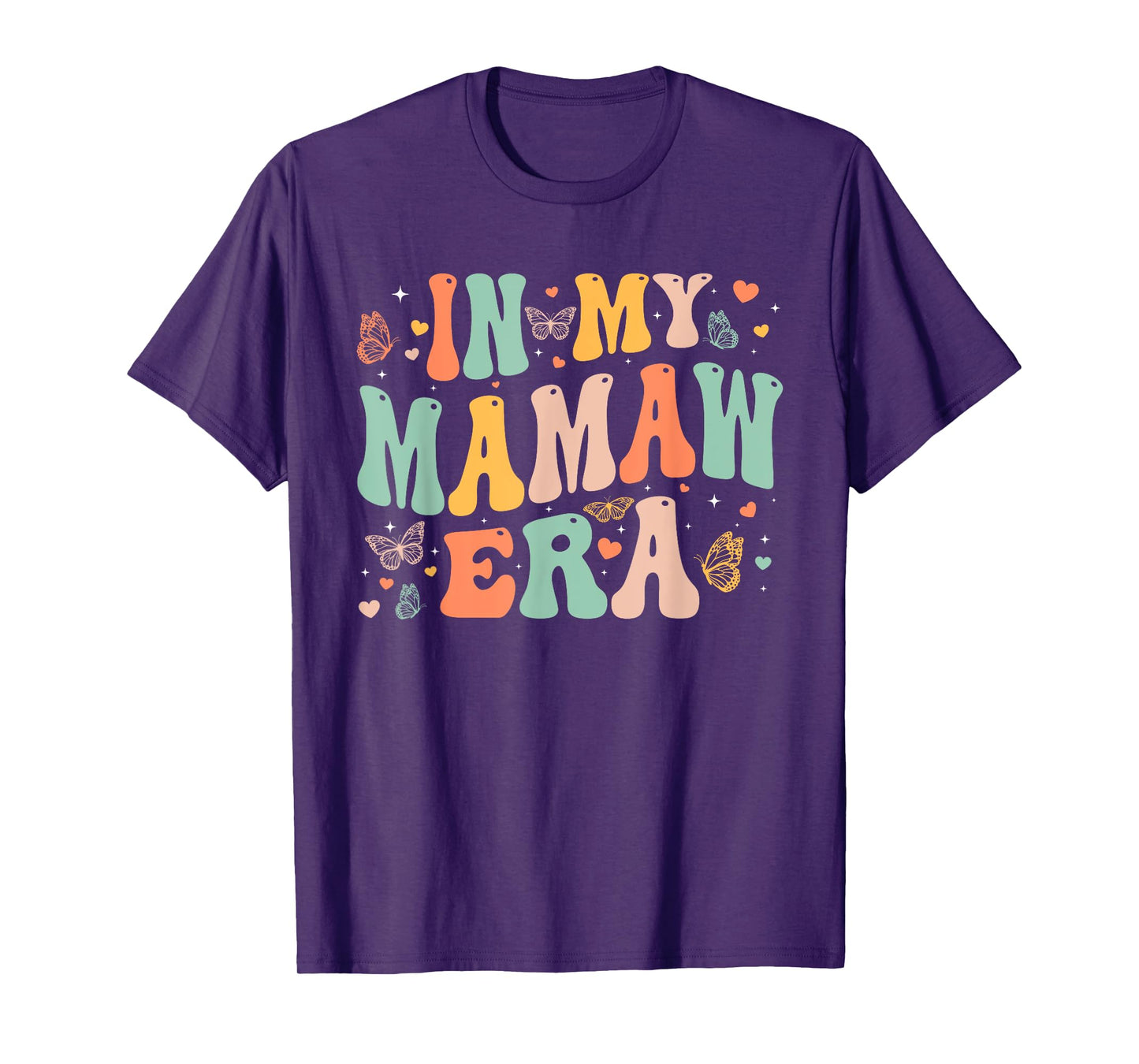 Retro Groovy In My Mamaw Era Mother's Day Gifts Women T-Shirt