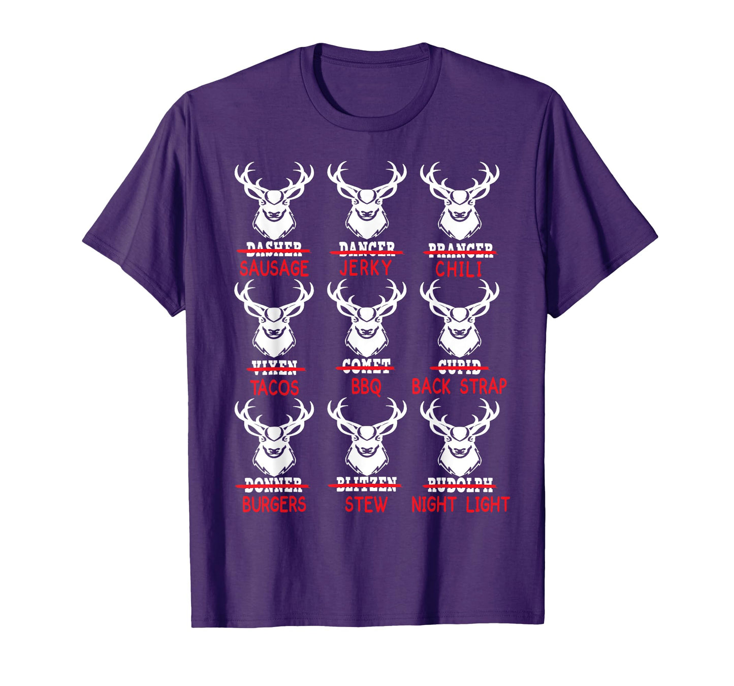 Funny Christmas Deer Bow Hunting Santa Men Women Hunter Gift T-Shirt