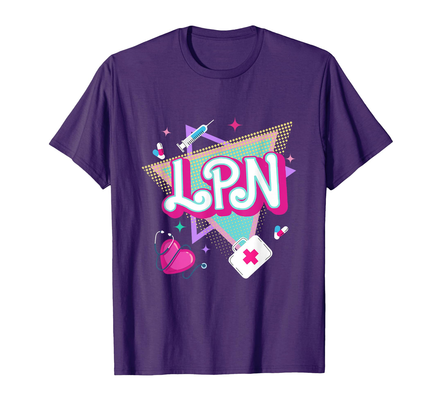 Retro vintage LPN Licensed Practical Nurse men women T-Shirt