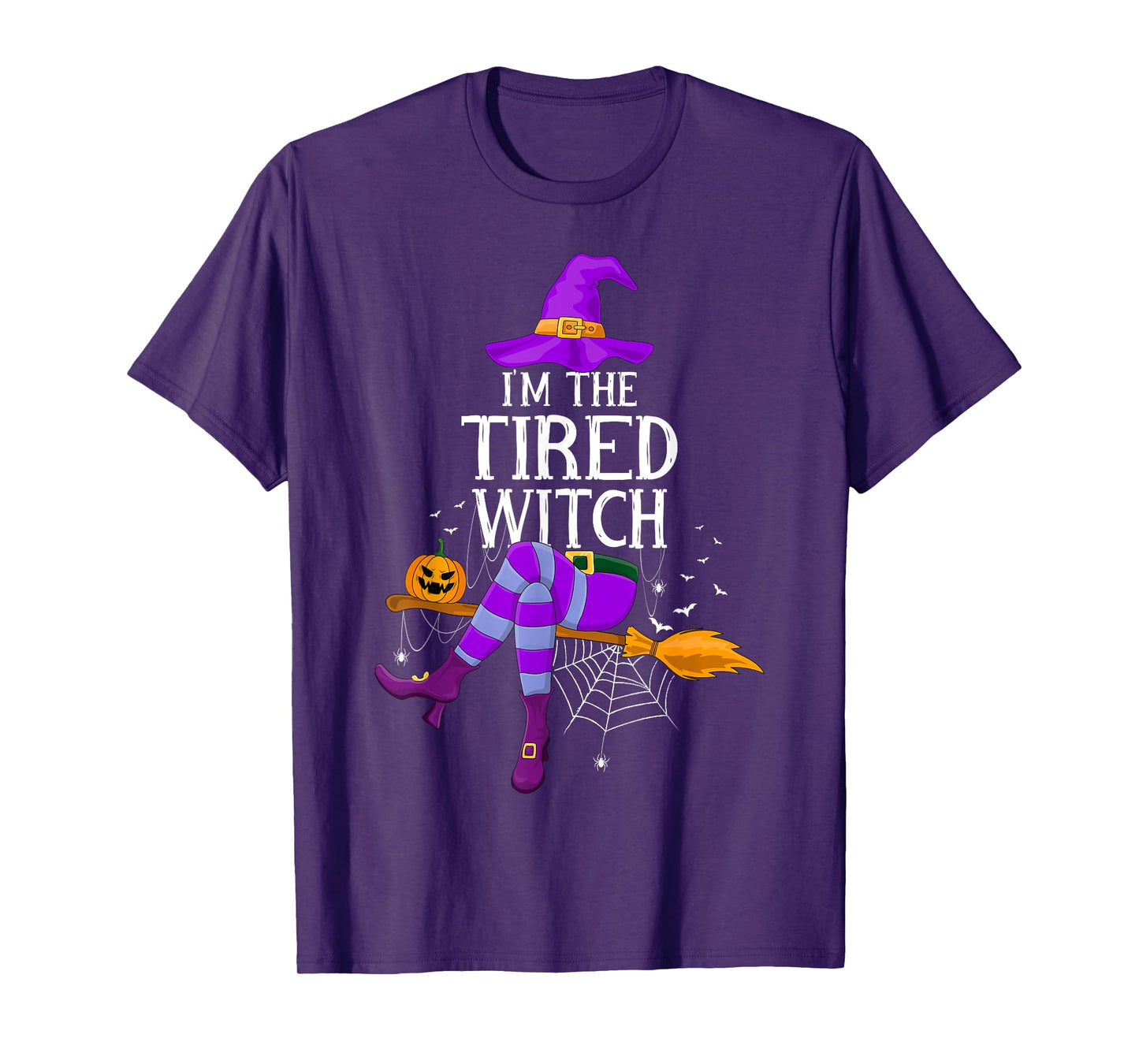 Matching Family Costume I'm The Tired Witch Halloween T-Shirt