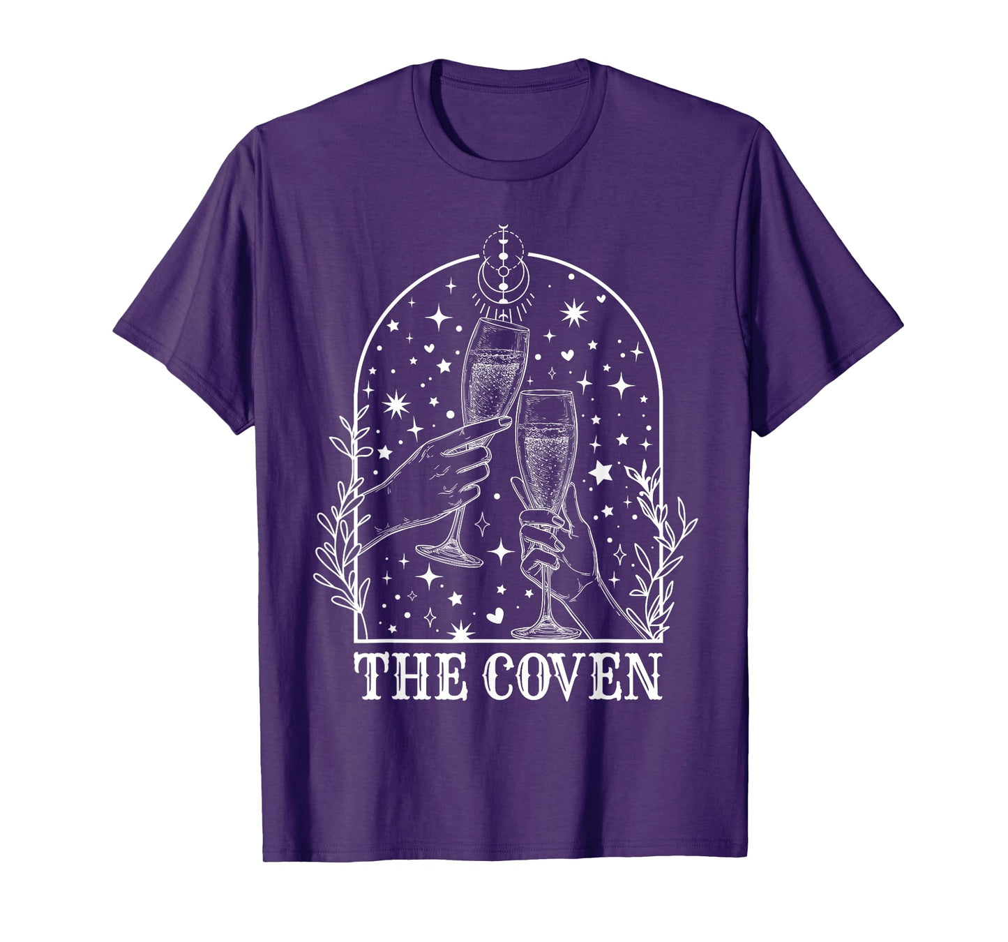 Witchy Coven Bride Tarot Matching Gothic Bachelorette Party T-Shirt