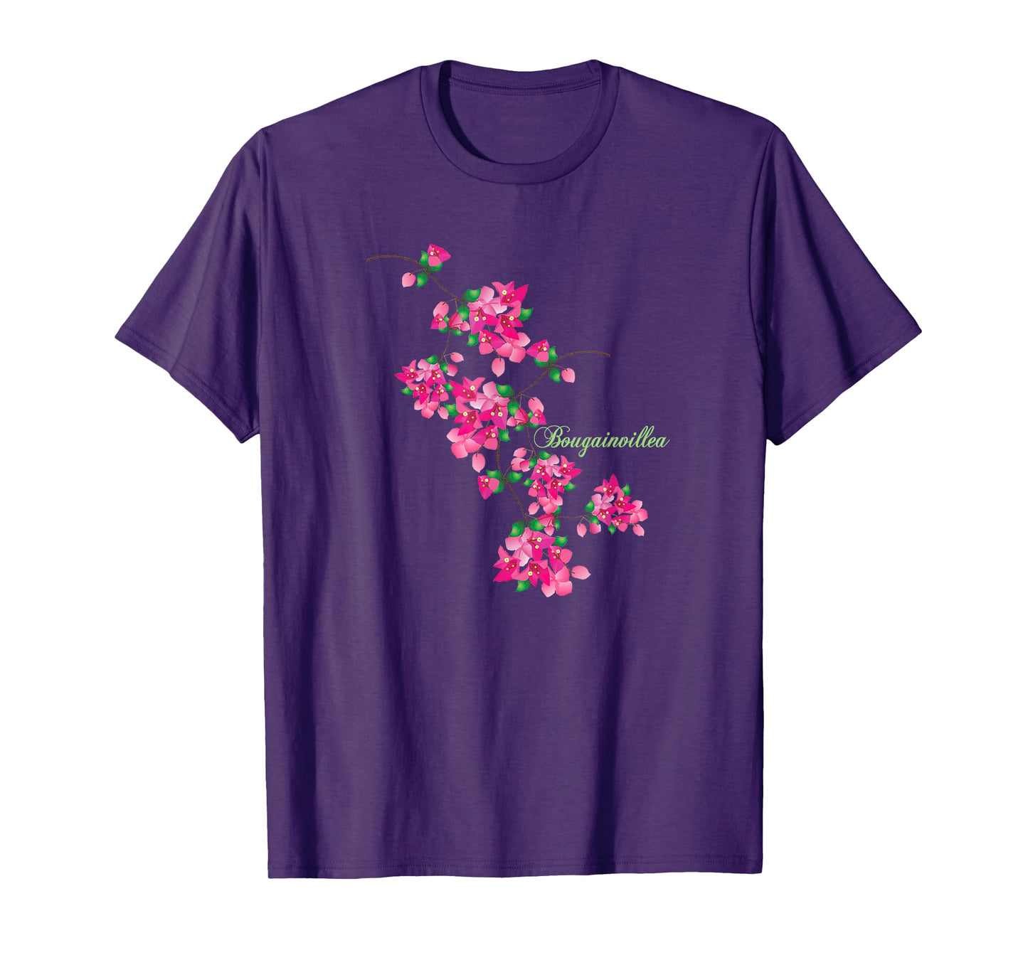Spring, Summer, Flowers, Bougainvillea, Bright Blossoms T-Shirt for Men Women Girls Kids