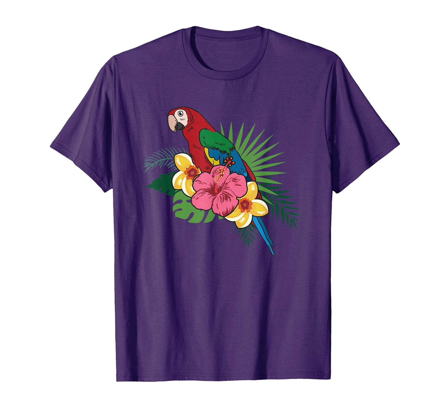 Vintage Aloha Hawaiian Parrot Shirt - Macaw T-shirt T-Shirt