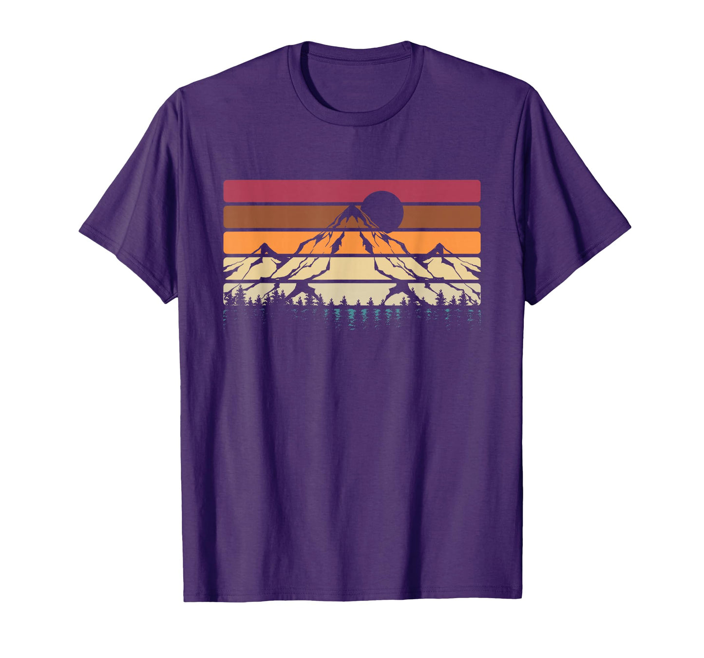 Mountaineers Nature Lovers Forest Retro Hiking T-Shirt
