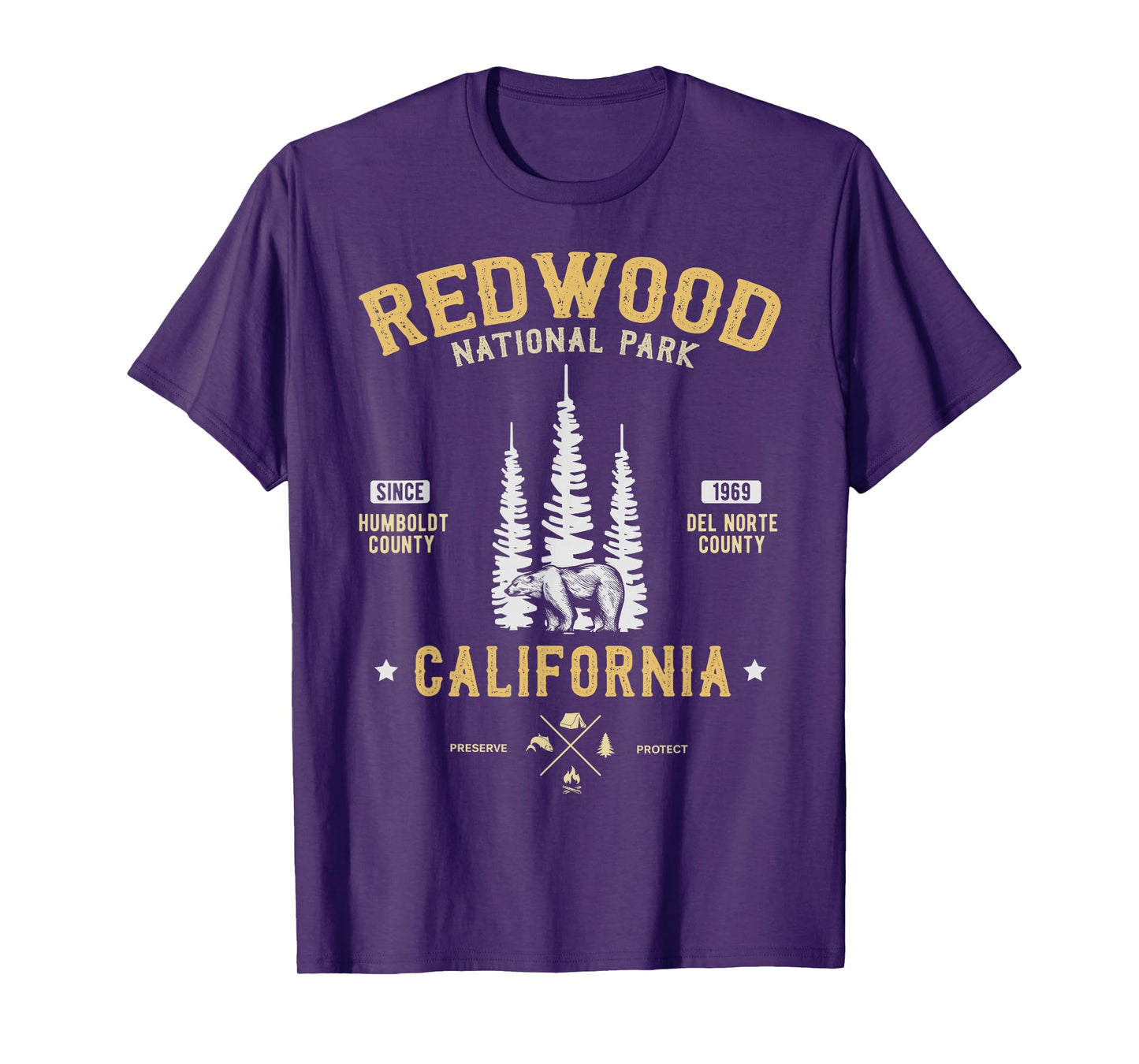 Redwood National Park Shirt, Redwood Forest US Nationalpark T-Shirt