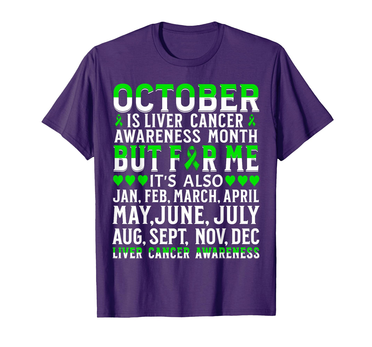 Liver Cancer Awareness Month Products Support Liver Cancer T-Shirt
