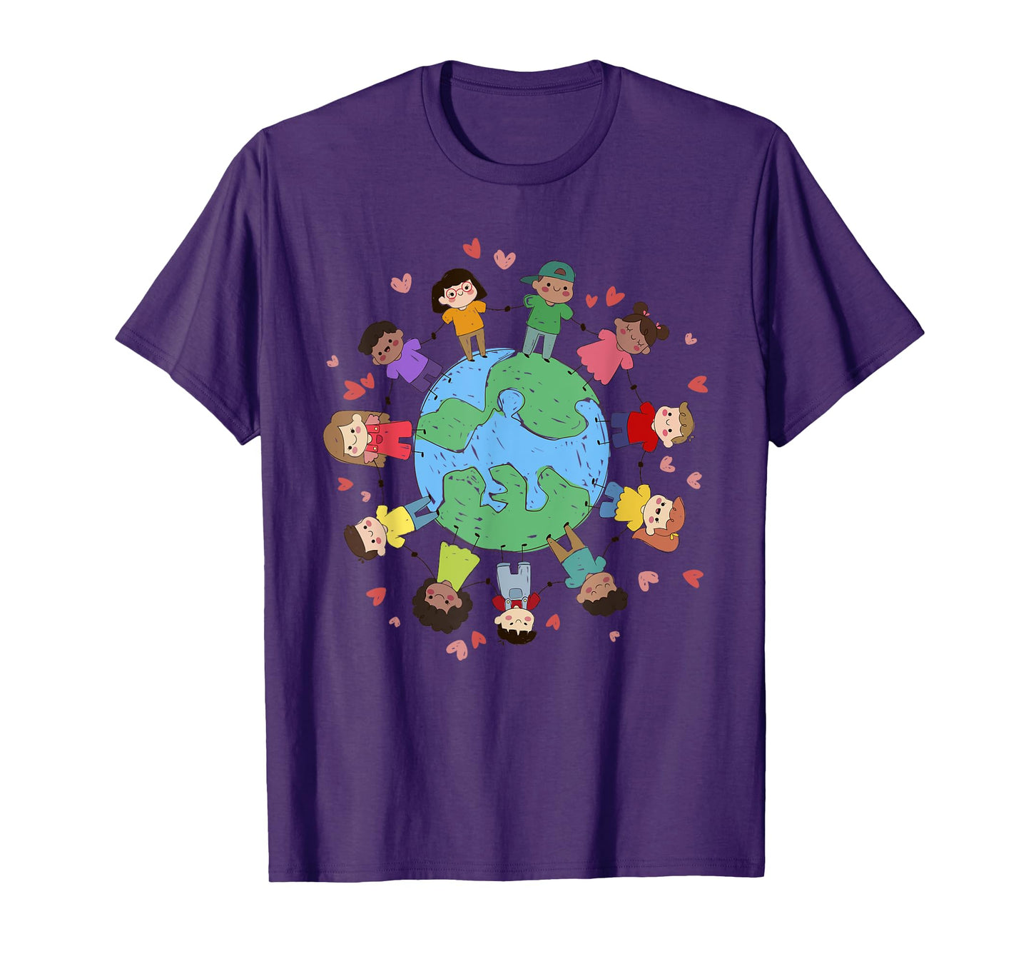 Flags Of The World Cultural Diversity Kids Around The Globe T-Shirt