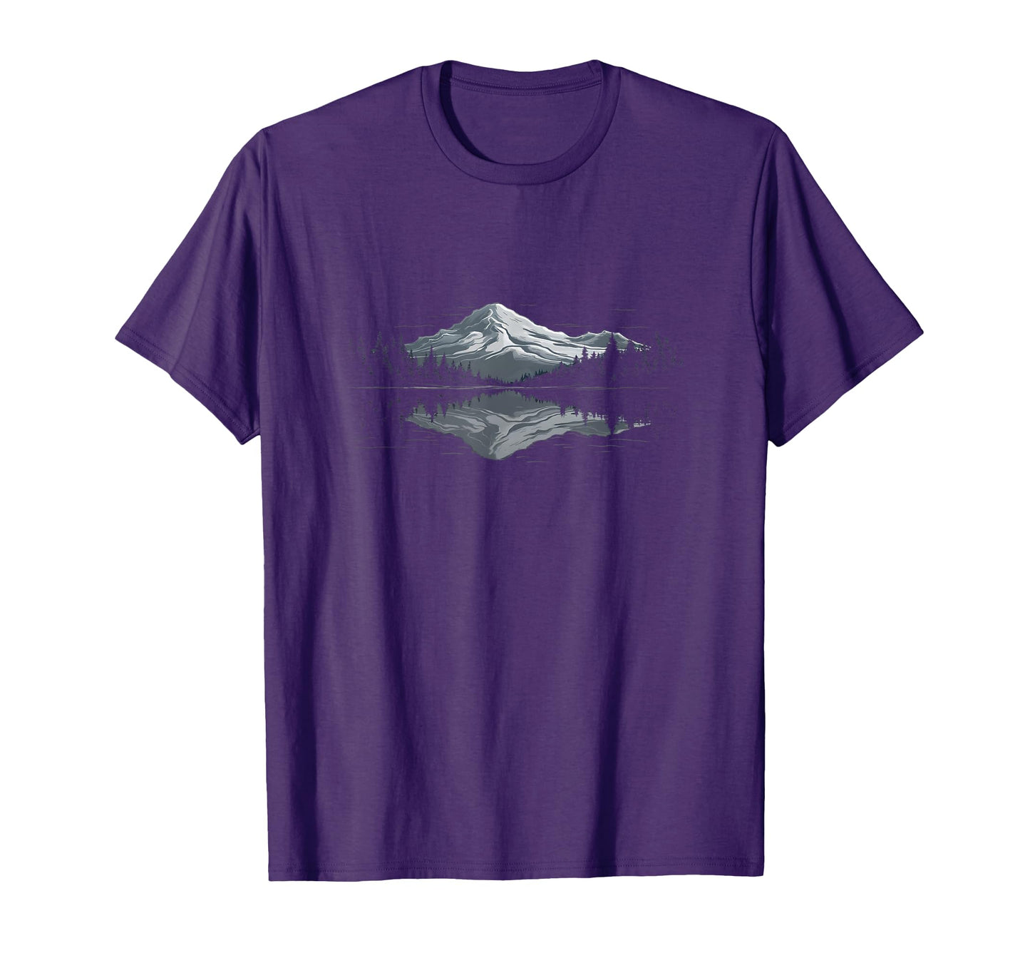 Mountain Wildlife Trees Outdoors Nature Forest Graphic Men T-Shirt
