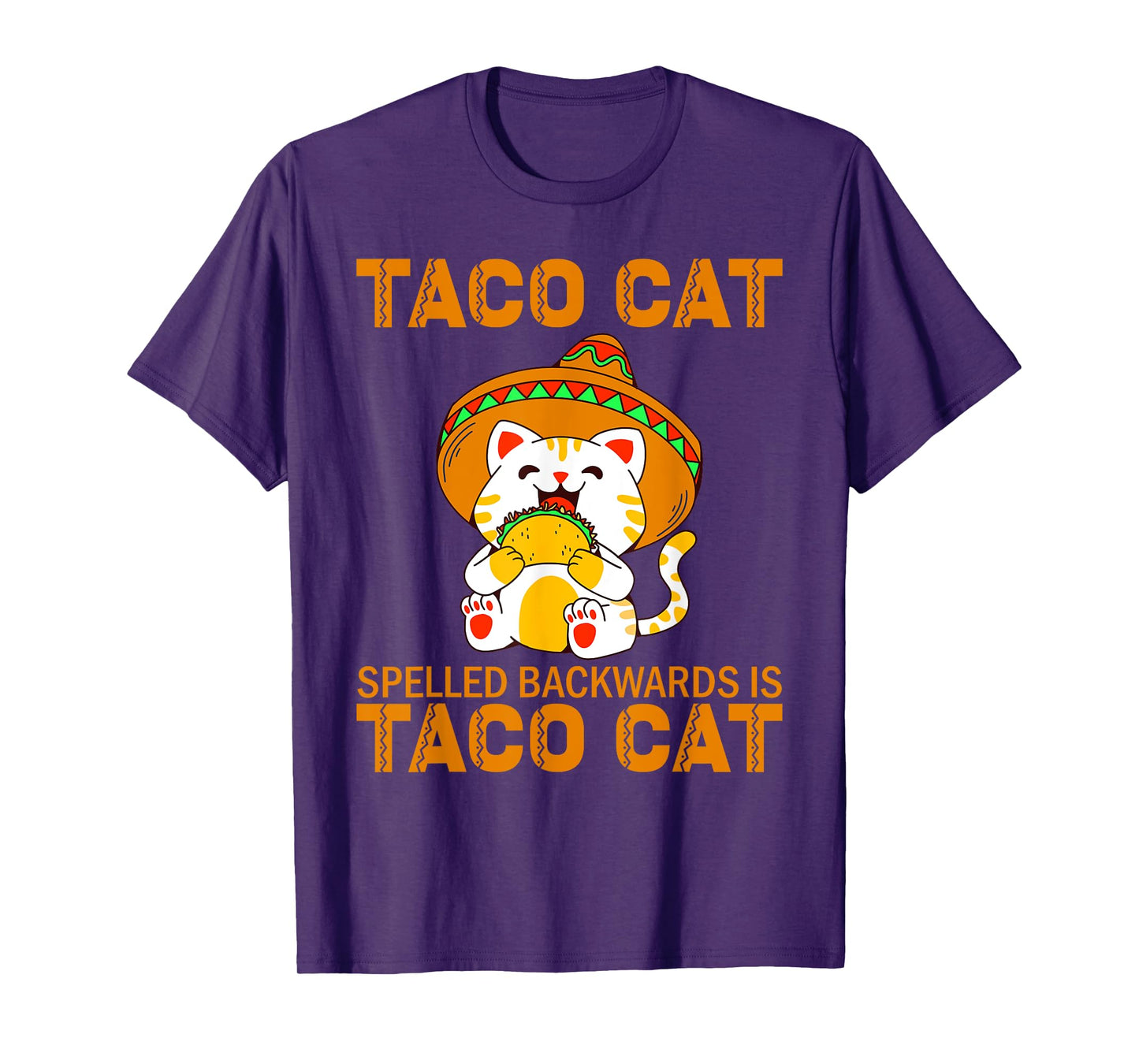 TacoCat for Kids Taco Cat Cinco de Mayo TacoCat Kids Cat T-Shirt