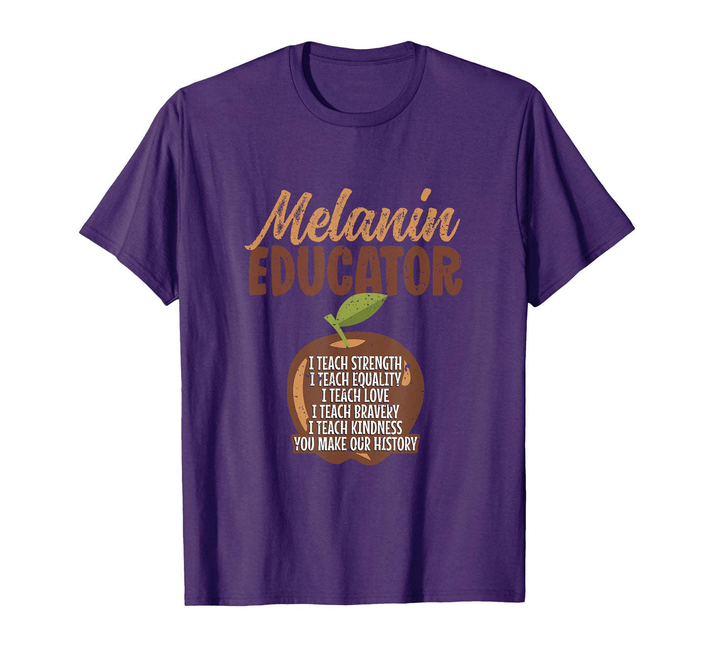 Melanin Teacher Black Teachers Quote - Melanin Educator Men Women T-Shirt