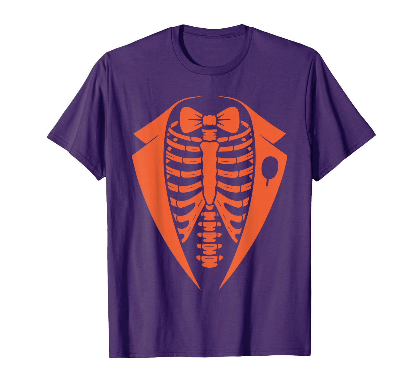 Tuxedo Skeleton Rib Cage Funny Halloween Costume Style Boys T-Shirt