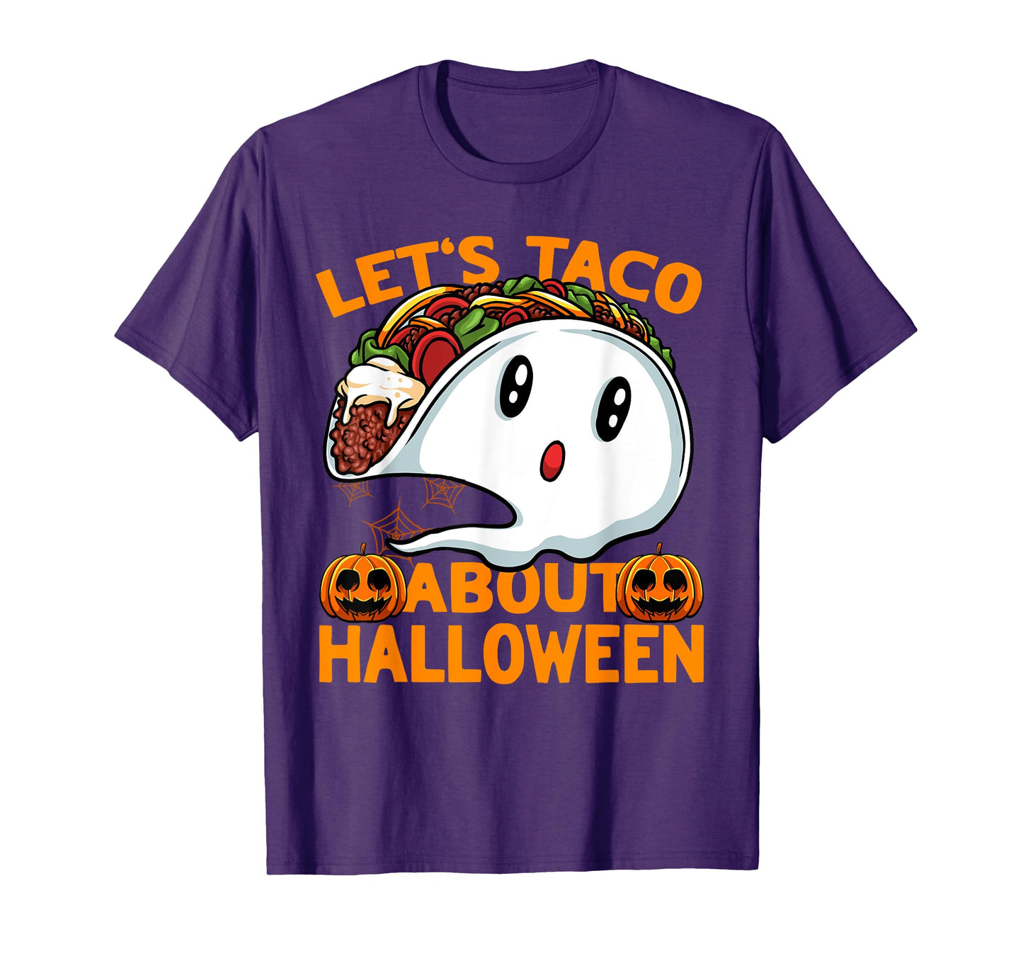 Let's Taco About Halloween Funny Ghost Taco Trick or Treat T-Shirt