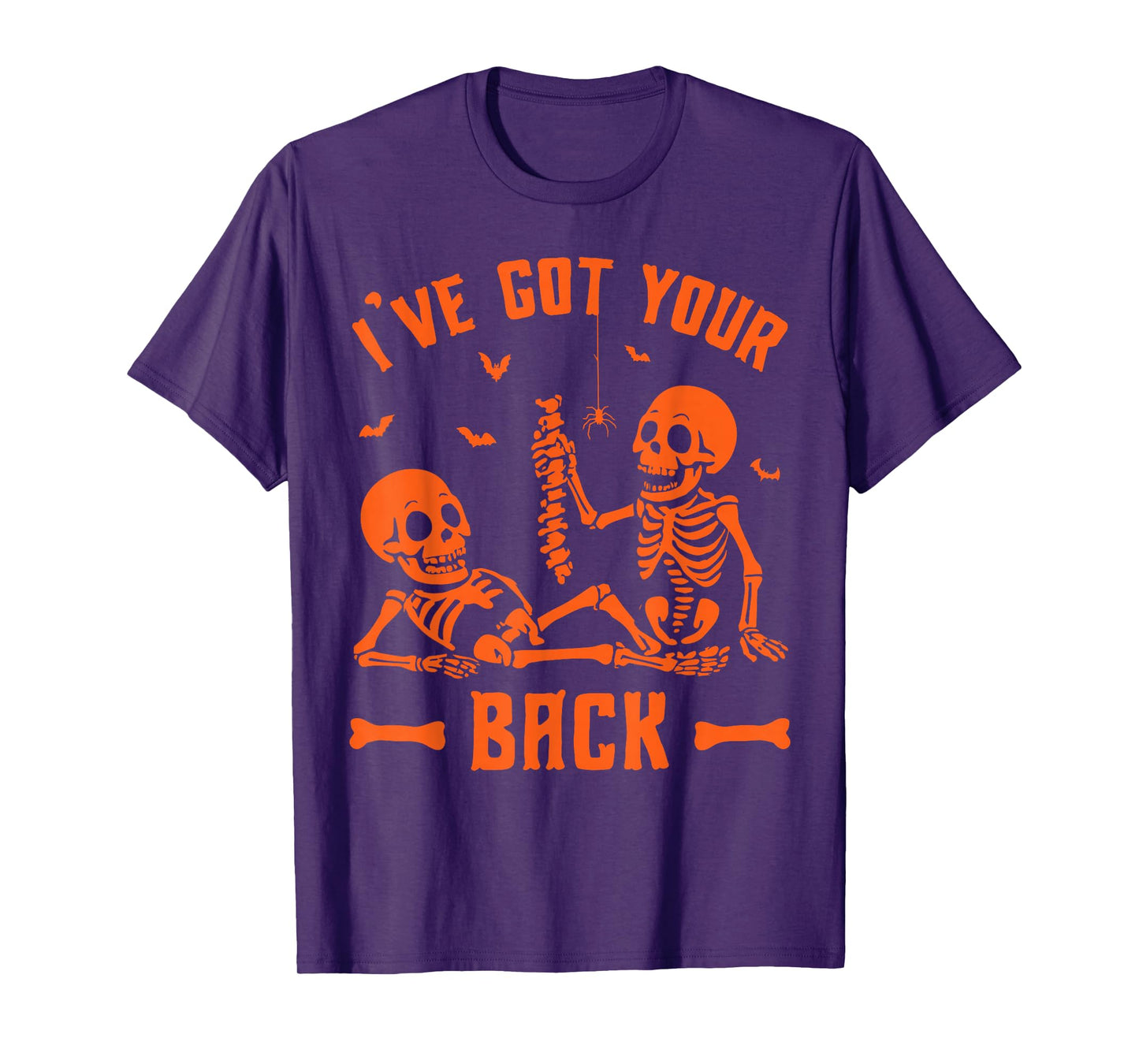 I’ve Got Your Back Funny Spooky Skeleton Halloween Costume T-Shirt