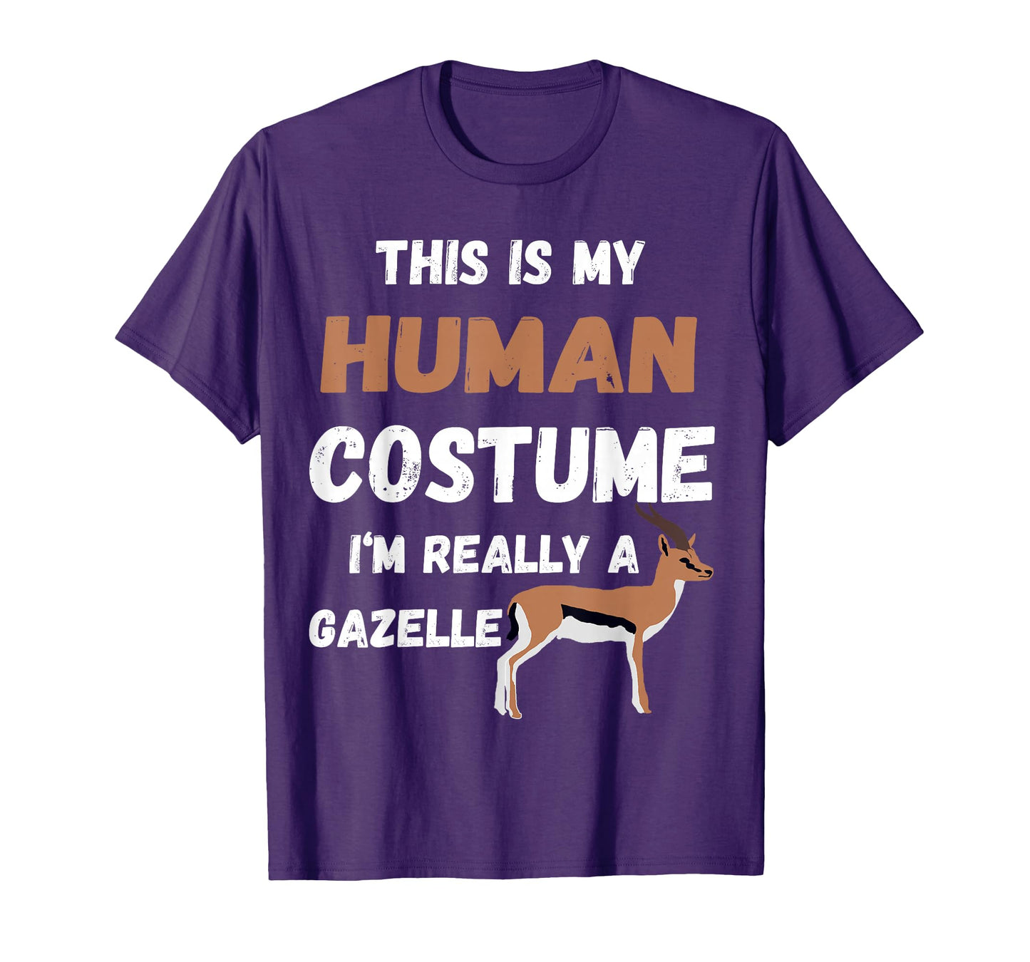 Gazelle Lover Safari Antelope Animal Funny Gazelle Costume T-Shirt