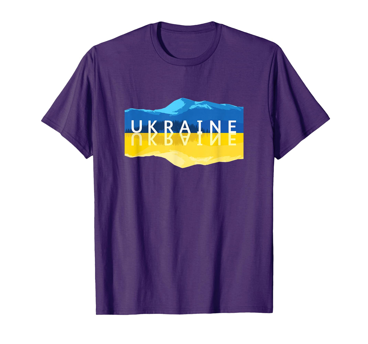 Ukraine Mountain Reflections - Ukrainian Nature Souvenir T-Shirt