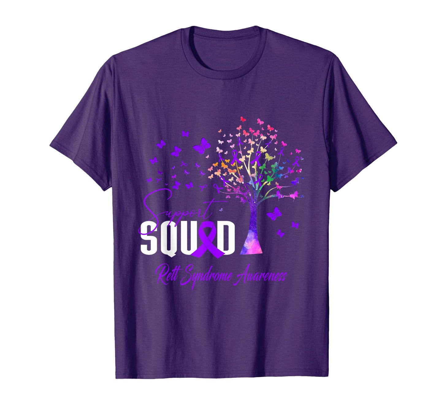 Support Squad For Rett Syndrome Awareness T-Shirt