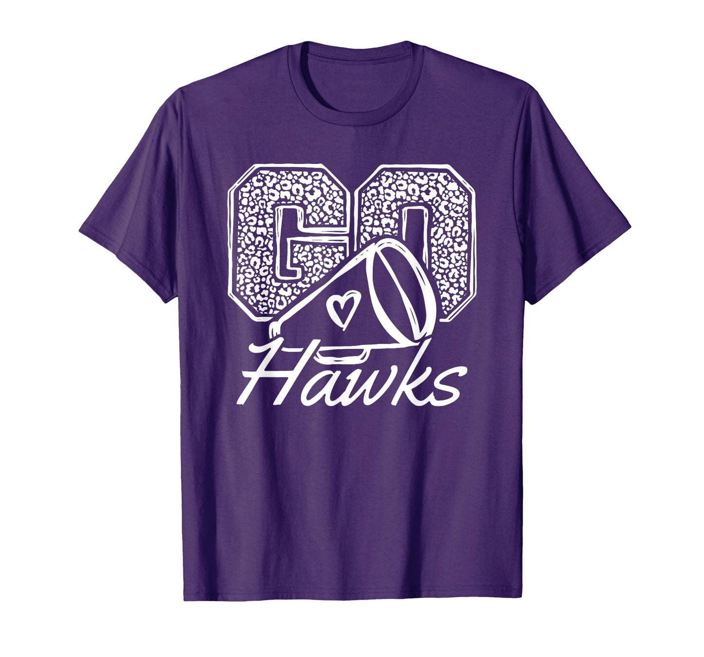 Go Cheer Hawks Sports Name Gifts Men Women Boy Girl T-Shirt